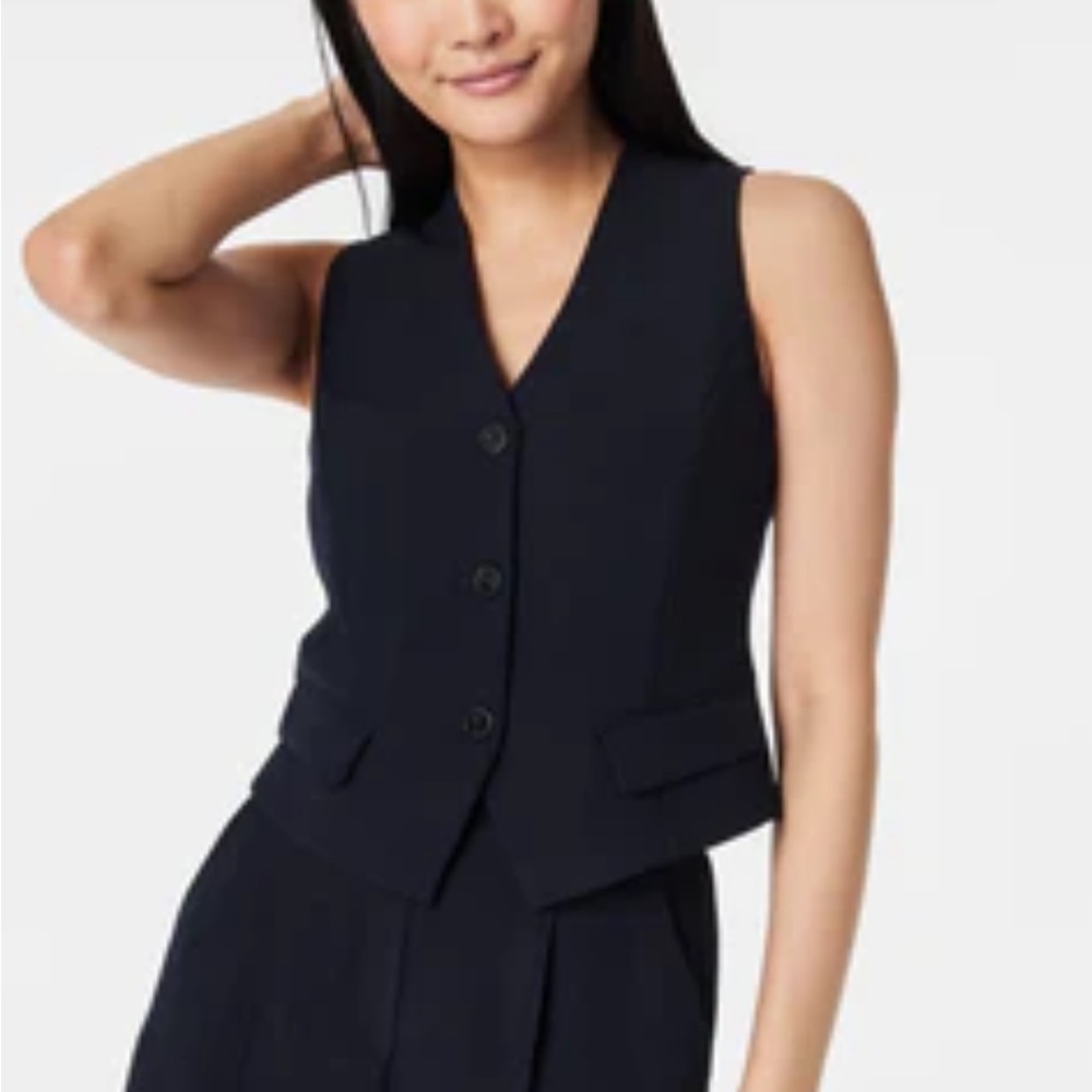 SPANX Navy Blue Women's Vest